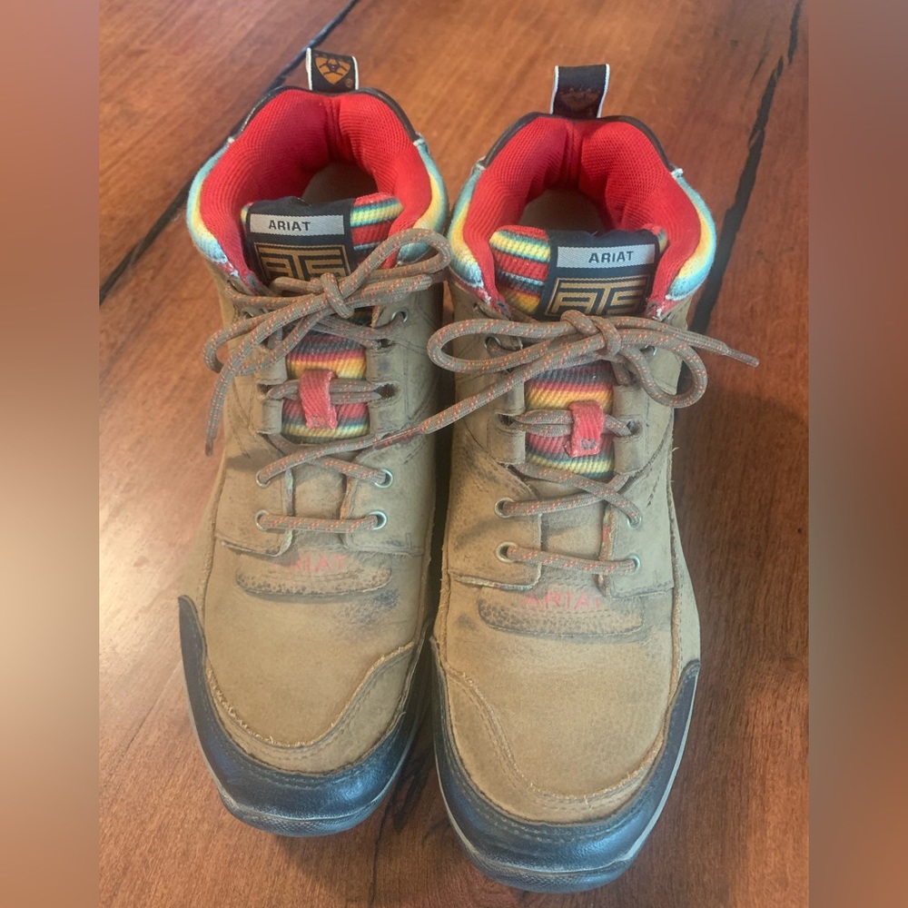 Ariat Terrain lace-up shoes (hiking boot style). Women’s size 9.5
